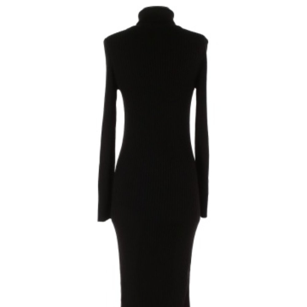 NEW! Asos Black turtleneck midi dress US 4